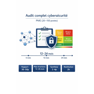 Audit complet cybersécurité PME – plan d’action 12–24 mois