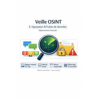 Veille e-réputation & fuites de données – OSINT
