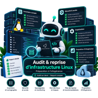 Audit infrastructure Linux – préparation à l’infogérance