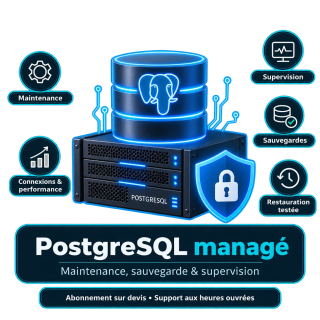 PostgreSQL managé – maintenance, sauvegarde et supervision